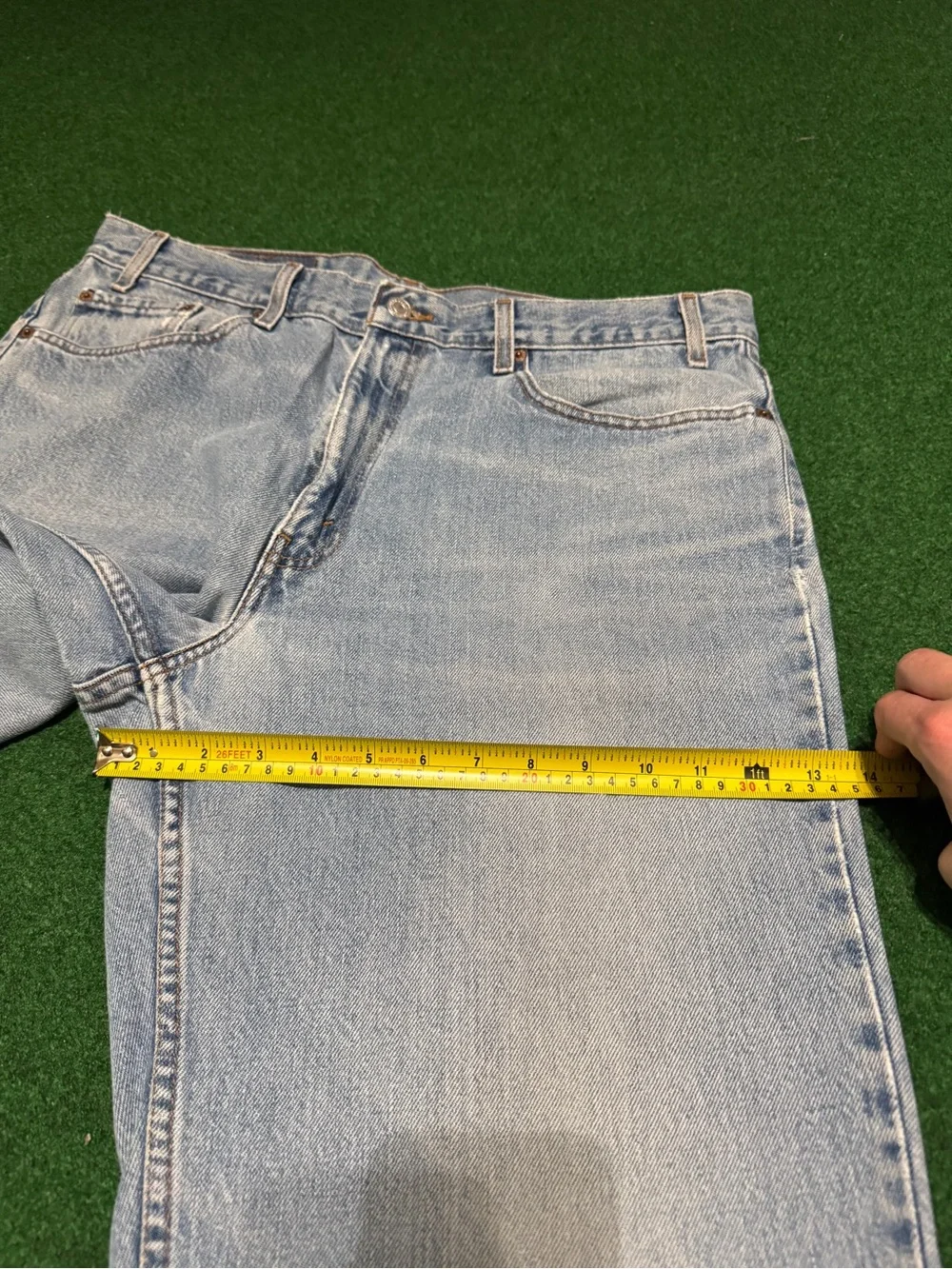 Levis 550 Relaxed Fit Light Wash 38x36 Wide Leg Baggy Grunge Vintage Y2K Jeans